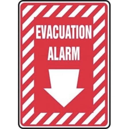 Accuform SAFETY SIGN EVACUATION ALARM DOWN MFXG585VA MFXG585VA